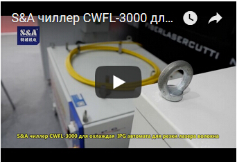 S&A чиллер CWFL-3000 для охлаждая  IPG автомата для резки лазера волокна