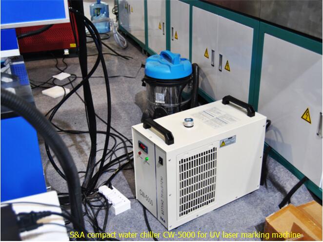 S&A компактный охладитель воды CW-5000 для UV машины маркировки лазера