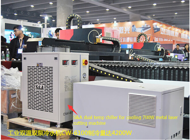 S&A двойной охладитель temp для охлаждать автомат для резки лазера металла 700W
