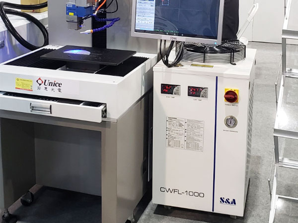 Оборудование CWFL-1000 промышленного процесса S&A охлаждая для охлаждая машины маркировки лазера